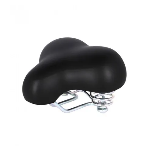 XLC Rock Sattel SA-T21 Unisex 185x210mm - Komfortsattel für Unisex Erwachsene, bietet hohen Sitzkomfort und ist ideal für lange Fahrten, Gewicht: 945g, Farbe: Schwarz