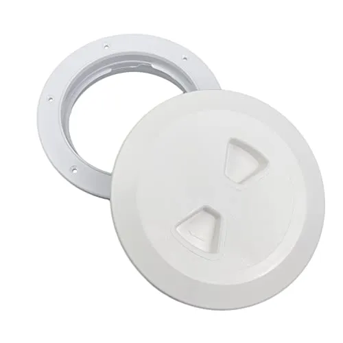 GATE14® Inspektionsdeckel Wasserdicht für Boot Ø 162 mm Weiß