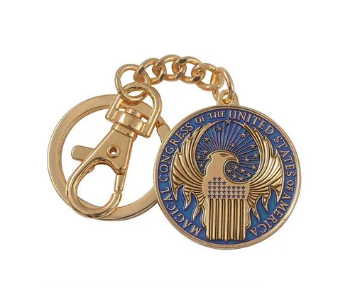 The Noble Collection Schlüsselanhänger Schlüsselanhänger MACUSA, Fantastic Beasts - Keychain MACUSA