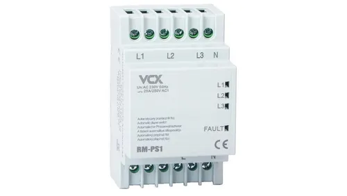 Automatyczny przełącznik faz 3x230V+N RM-PS1 VCX