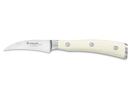 Wüsthof Classic Ikon Tourniermesser 7 cm - Hochwertiges Küchenmesser aus Solingen, ideal für präzises Schneiden von Obst und Gemüse mit einer 7 cm Klinge. Ergonomischer Griff für optimale Handhabung.