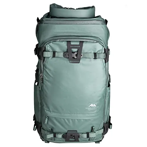 Summit-Creative Tenzing Rolltop Backpack 40L - grüner Trekkingrucksack - Wanderrucksäcke mit 40L Volumen, ergonomischem Tragesystem und wasserabweisendem Material. Ideal für Abenteuerfotografen und Outdoor-Enthusiasten.