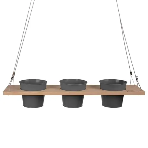 UNUS Kräuterbar Brett 60x16 cm Grau in grau von UNUS