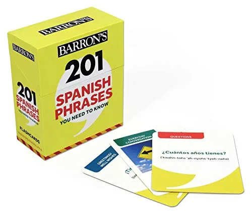 Produktbild Spanish Phrases You Need to Know Flashcards (Barron's Foreign Language Guides) 201