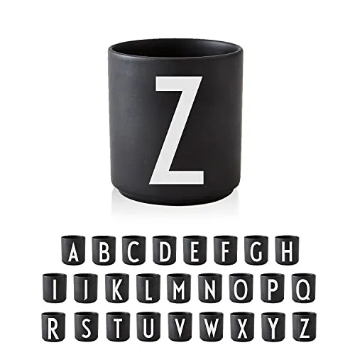 Kaffee- und Teetassen Schwarz von DESIGN LETTERS