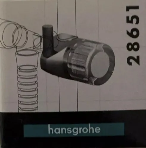Hansgrohe Unica 80 Schieber Chrom 18 Ø Gleiter Brausestange Duschstange 28651000