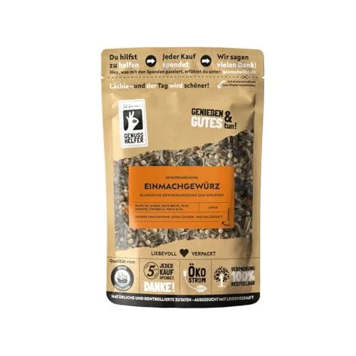 Bremer Gewürzhandel Einmachgewürz, grob, perfekt zum Einlegen von Gurken und Gemüse, 3 x 100g