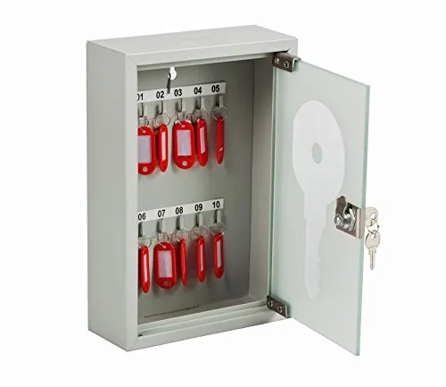 ProfiOffice OfficeForce® Schlüsselkasten mit Glastür, 10 Schlüssel (20083)