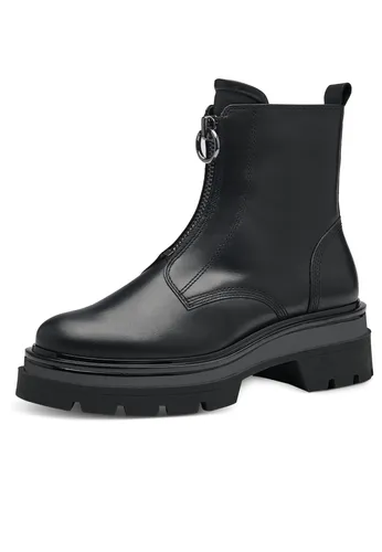 Tamaris Damen Elegante Stiefelette 1-25413-41 - Schwarz, hochwertiges Leder und modisches Design für stilvolle Auftritte