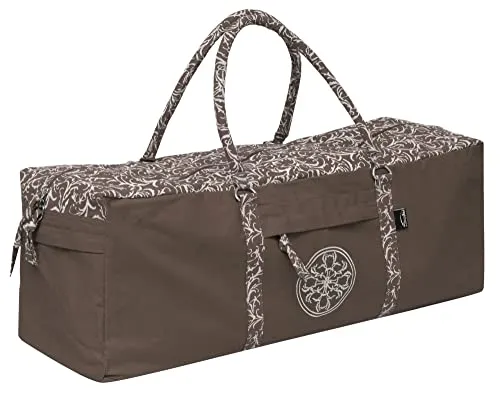 Yogishop Yogatasche All-in - Vintage Taupe - Stylische Yogatasche aus robustem Material für den sicheren Transport Ihrer Yogamatte. Ideal für Yoga-Enthusiasten, die Wert auf Qualität und Langlebigkeit legen. Maße: 70 x 22 x 24 cm.
