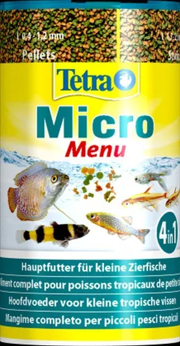 Tetra Micro Menu 100 ml vier verschiedene Futterformen
