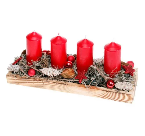 Kerzenständer Rot von CreaFlor-Home