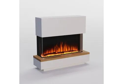 GARLIVO Elektrokamin Napoli – Täuschend echte Flamme mit App-Steuerung - Eleganter Elektrokamin mit integrierter Heizfunktion und realistischem Knistereffekt. Ideal für eine gemütliche Atmosphäre – einfach zu montieren, ohne Schornstein erforderlich.