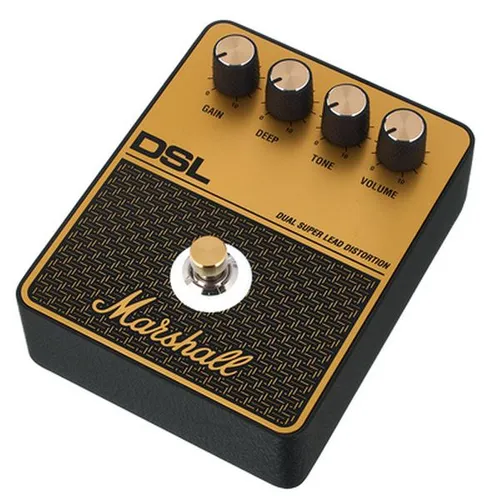 Marshall DSL Distortion B-Stock - B-Stock Gitarren-Effektpedal, kompakter Sound des ikonischen DSL mit Gain, Deep, Tone und Volume Reglern; ideal für E-Gitarristen auf der Suche nach vielseitigen Klängen.