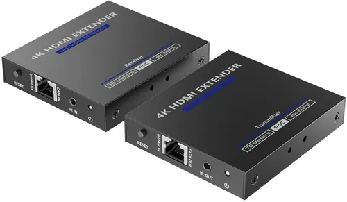 PremiumCord HDMI 2.0 Extender Ultra HD 4kx2k@60Hz bis 70m über Cat6/Cat6A/Cat7