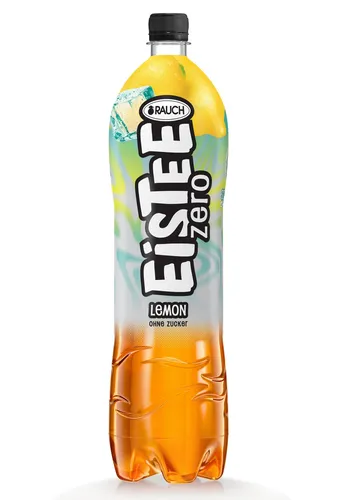 Rauch Eistee Zero Zitrone Aufguss aus Schwarztee Zuckerfrei 1500ml
