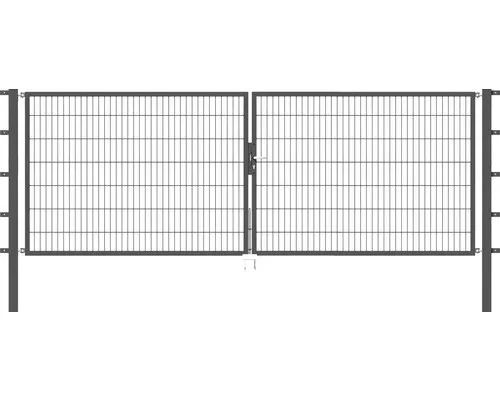 Produktbild Stabgitter-Doppeltor ALBERTS Flexo Typ 6/5/6 400 x 140 cm