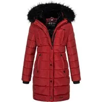 Navahoo Damen Winter Steppjacke Lotusblüte Princess – Lang & Warm - Die Navahoo Lotusblüte Princess ist eine elegante, extra lange Winterjacke mit abnehmbarem Kunstfellkragen und kuscheligem Teddyfutter. Sie bietet optimalen Schutz vor Kälte und Wind und ist in 5 Farben erhältlich.