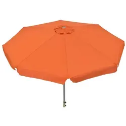 Merxx Marktschirm Ø 400 cm - Terracotta - Sonnenschirm mit 400 cm Durchmesser, UV 50 Schutz und praktischer Kurbel für einfaches Öffnen. Ideal für Balkon, Terrasse oder Garten.