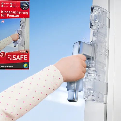 Kindersicherung ISI SAFE Fenstersicherung und Türsicherung Kinder Schutz 070