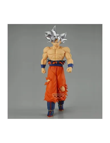 Banpresto BP29520P Actionfigur Goku Ultra Instinct - Actionfigur aus Dragon Ball Super, 20 cm groß, handgefertigt aus PVC, ideal für Sammler und Anime-Fans, inklusive Basisständer und in versiegelter Box.