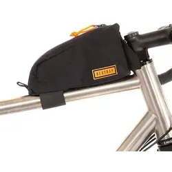 Restrap Top Tube Bag - Handgefertigte Fahrradtasche - Fahrradtaschen, 100 % wasserdicht und aus recycelten Materialien, ideal für umweltbewusste Radfahrer.