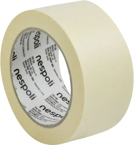 Flachkreppband 50 mm x 50 m hitzebeständig bis 80°