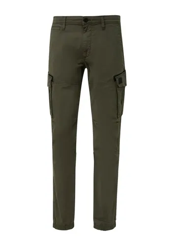 s.Oliver Phoenix Cargohose mit Slim Leg in grün von s.Oliver