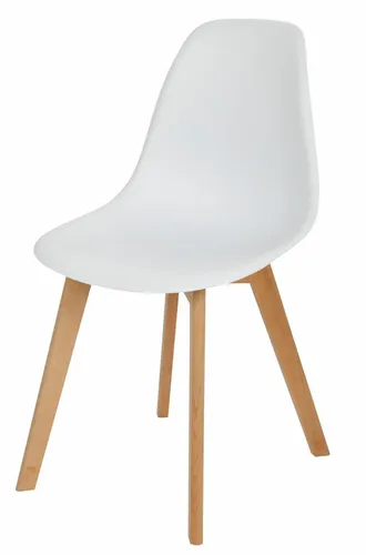 BURI Schalenstuhl Weiß von BURI