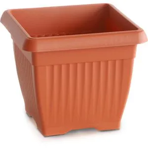 Prosperplast Pflanztopf Terra, 42 Liter, 45 x 45 x 35 cm, terrakotta, aus Kunststoff