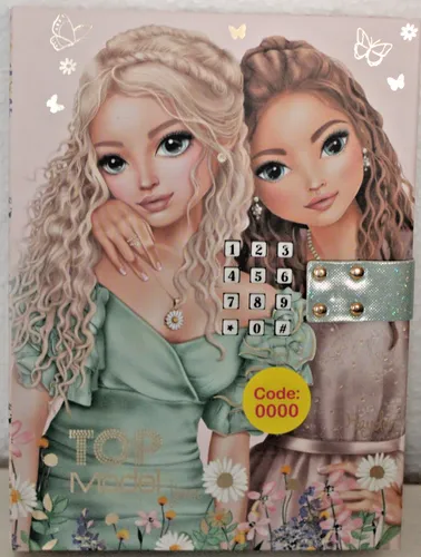 Depesche TOPModel Summer Feeling Tagebuch mit Sound und Zahlen-Code - Kreatives Tagebuch für Mädchen in Pink mit Model Motiv. 192 linierte Seiten, gesichert durch individuellen Zahlen-Code und mit integriertem Sound. Ideal für persönliche Gedanken und kreative Ideen.