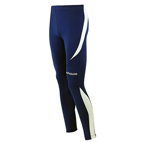 Airtracks Damen Laufhose Lang Pro Jogginghose Trainingshose Jogginghose Fitnesshose Leggings Fahrradhose - Navy-grau - M - Damen