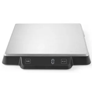 Hendi Küchenwaage 580233 - Digitale Küchenwaage bis 15 kg, präziser Sensor mit 1g Teilung, Edelstahl-Wiegefläche und praktische Tara-Funktion für exakte Abwiegeergebnisse.