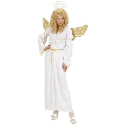Engel angel Kleid Heiligenschein Kostüm Verkleidung Weihnachten Größe S