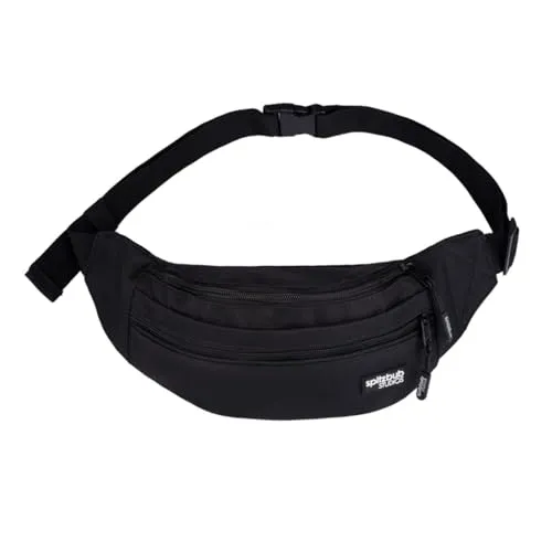 Spitzbub Bauchtasche Hüfttasche Gürteltasche wasserdicht in Schwarz Unisex