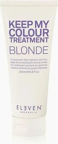 ELEVEN Australia Keep My Colour Treatment Blonde - Haarkur zur Reduzierung oranger Pigmente, mit Macadamiaöl für glänzendes Haar und kühle Blondtöne. Ideal für eine pflegende und farbauffrischende Anwendung.