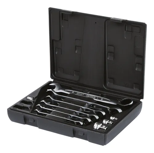 KS Tools GEARplus Ratschenringmaulschlüssel-Satz, umschaltbar, 10-teilig - Werkzeug-Sets, umfangreicher 10-teiliges Set mit umschaltbarem Ratschenmechanismus für effizientes Arbeiten.