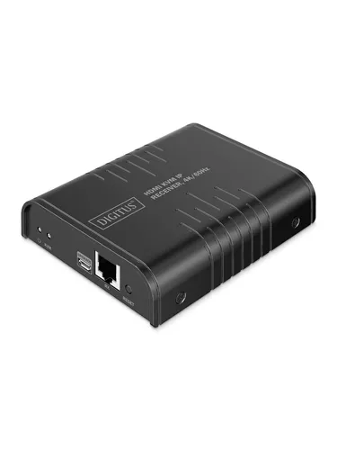 Digitus HDMI KVM IP Receiver, 4K/60Hz, kabelgebunden, 200 m - Sonstiges Serverzubehör mit KVM-Funktion für flexible Steuerung, unterstützt bis zu 253 Displays und bietet gestochen scharfe UHD-Qualität bei 4K/60Hz.