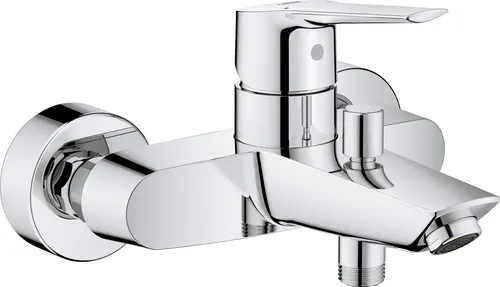 Grohe Einhebel Badewannenarmatur Quickfix 32278002 - Moderne Badewannenarmatur mit einem Griff, wandmontiert und aus hochwertigem Metall, ideal für stilvolle Badezimmer.