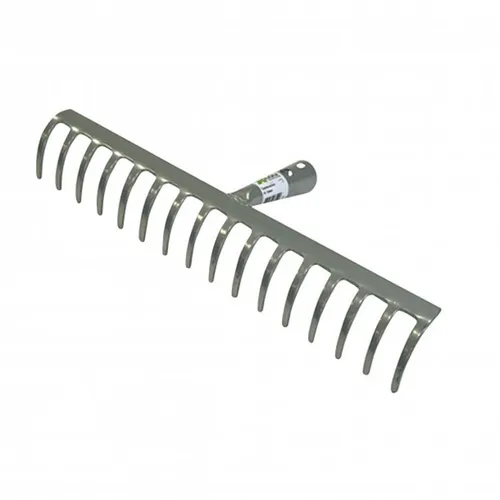 XCLOU Gartenrechen Gartenrechen 16 Zinken, 39,5 cm, silber, (1-tlg)