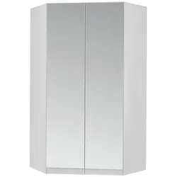 Carryhome Eckschrank Weiß, 9 Fächer, Made in Germany