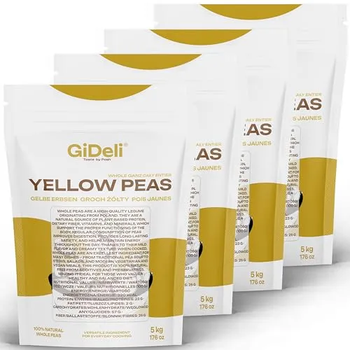 GiDeli Gelbe Erbsen Getrocknete 4 x 5kg