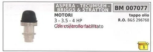 Öldeckel Aspera Rasenmäher 3 3,5 4 5 PS 007077