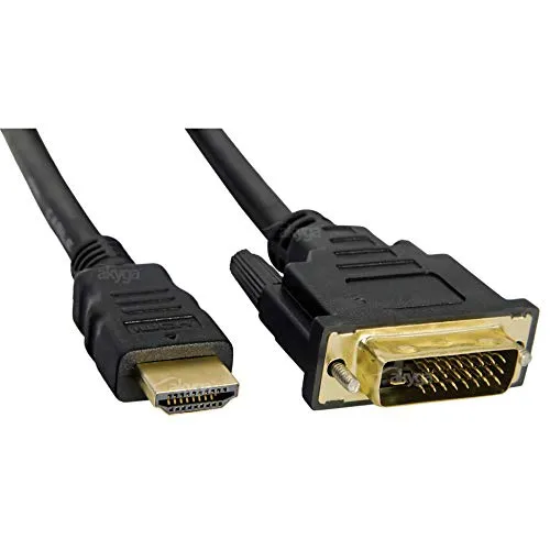 AKYGA AK-AV-13 HDMI DVI 24+1 pin Kabel für PC Adapter Stecker auf Stecker 3m