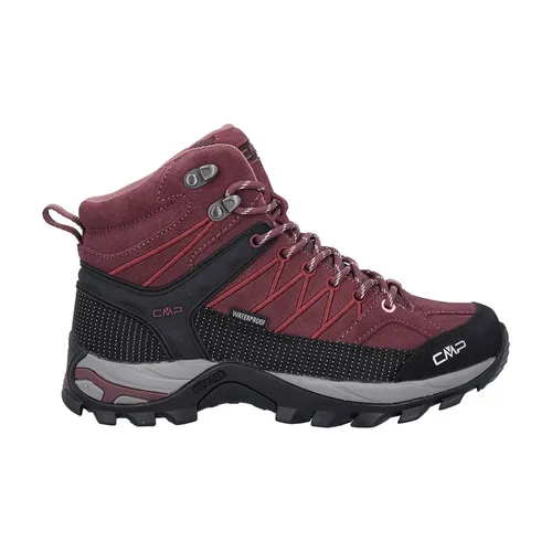 CMP Damen Rigel Mid Wmn Shoes Wp - Trekking-Schuhe in Pflaumen Lila, wetterfest und ideal für anspruchsvolle Wanderungen, Größe 39 EU