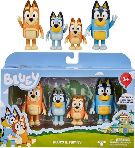 Moose Bluey Familie (MS13009) - Entdecke die Moose Bluey Familie (MS13009) – perfekte Action- und Spielzeugfiguren für kreatives Spielen und fantasievolle Abenteuer. Ideal für Kinder ab 3 Jahren.