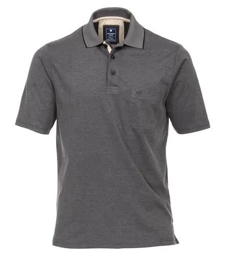 Redmond Herren Poloshirt unifarben - Poloshirt für Herren aus hochwertigem Baumwollmix, pflegeleicht und ideal für den Alltag – einfach waschen und anziehen, ganz ohne Bügeln.