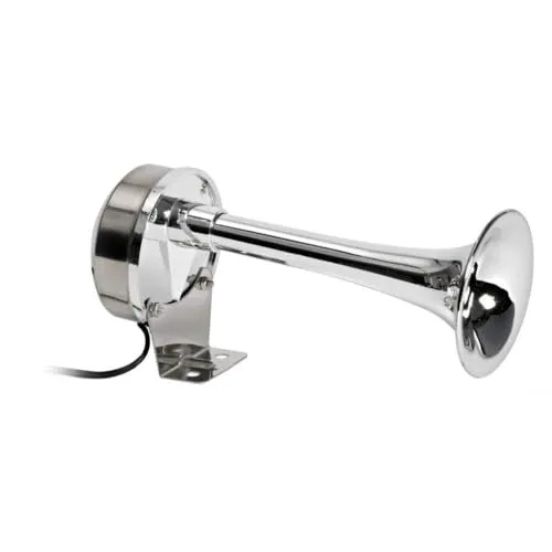 Osculati Fahrzeughupe Tromba 12 V - Lautstarker Edelstahl-Signalhorn für PKW, LKW & mehr - Hupen & Signalhörner, 110 dB Lautstärke für maximale Aufmerksamkeit und Sicherheit auf der Straße.