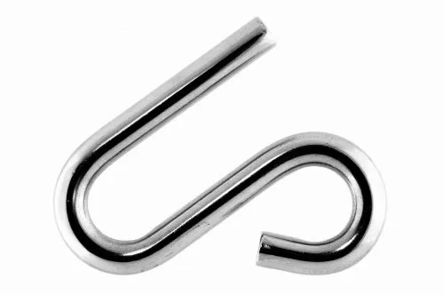 Yacht Steel S-Haken, Edelstahl, 10mm, 95mm