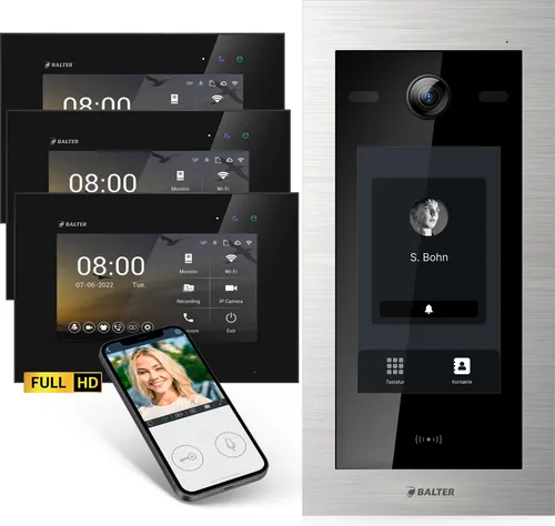 HD Video Türsprechanlage EVO-HD-TOUCH-7-2M-BL mit Touchscreen